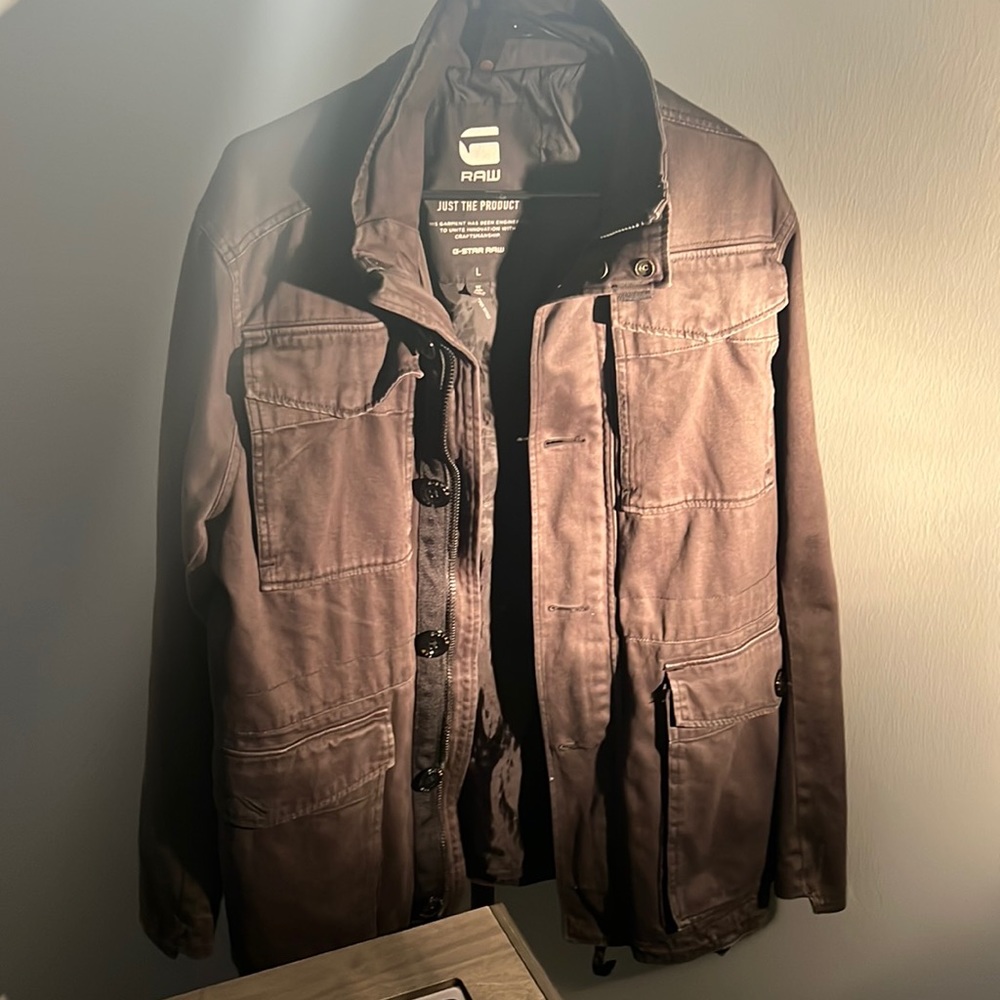 Brown Raw Jacket - image 1